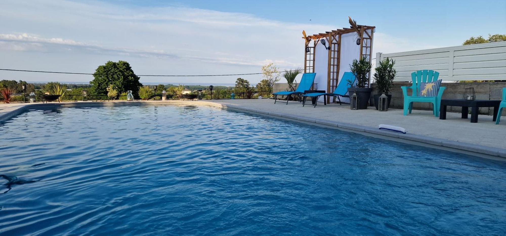 Villa Bistinetti Rez De Villa Tout Confort Avec Piscine Penta di Casinca Buitenkant foto