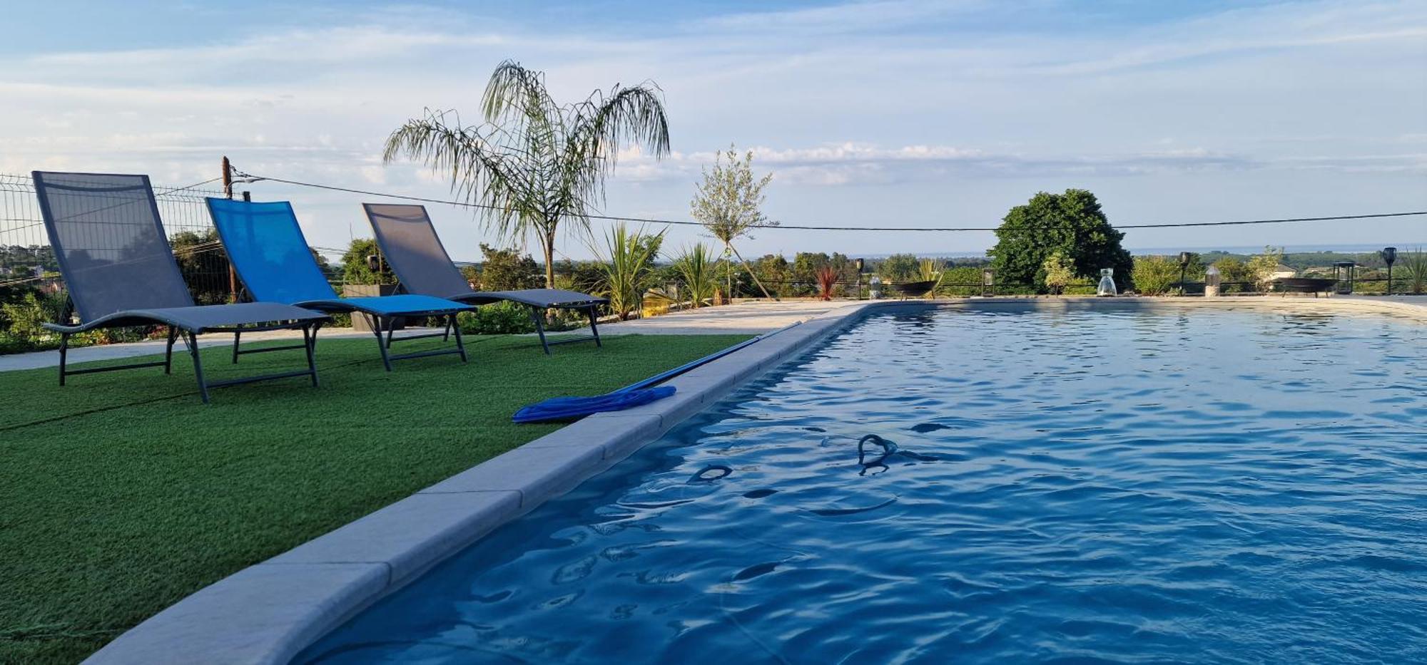 Villa Bistinetti Rez De Villa Tout Confort Avec Piscine Penta di Casinca Buitenkant foto